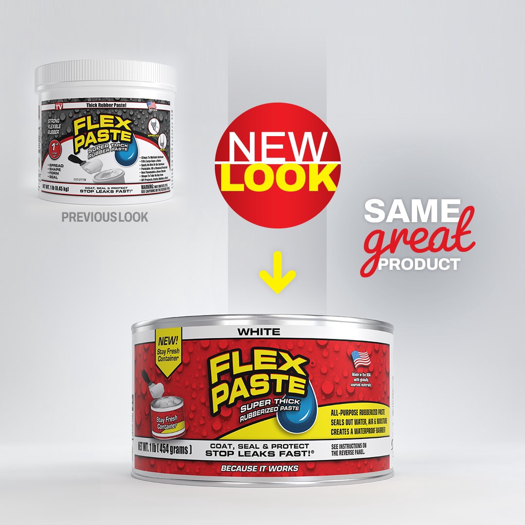 slide 2 of 6, Flex Paste 48-fl oz Black Paste Waterproof Rubberized Coating, 1 ct