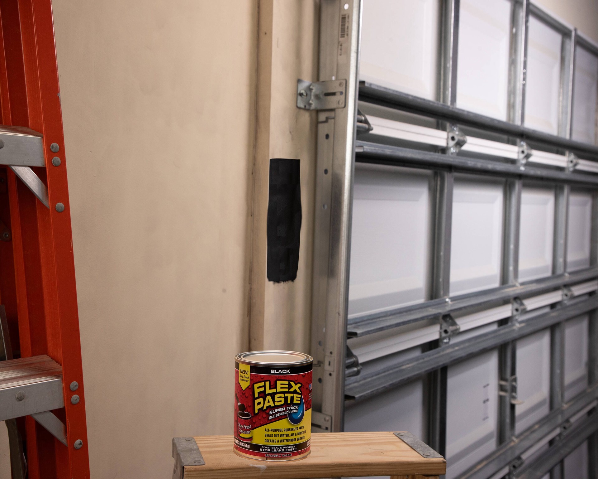 slide 6 of 6, Flex Paste 48-fl oz Black Paste Waterproof Rubberized Coating, 1 ct