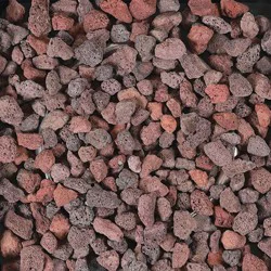 Universal Vented Gas Log Lava rock