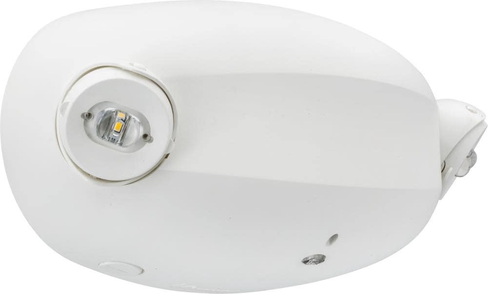 slide 5 of 6, Lithonia Lighting Contractor Select ELM2L 0.36 -Watt 120/277 -Volt LED White Hardwired Emergency light, 1 ct