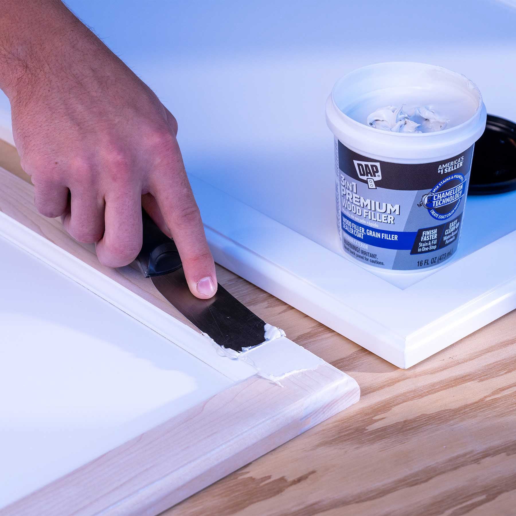 slide 6 of 6, DAP Premium Wood Filler 16 Fluid ounce(s) Off-white Wood Filler, 1 ct