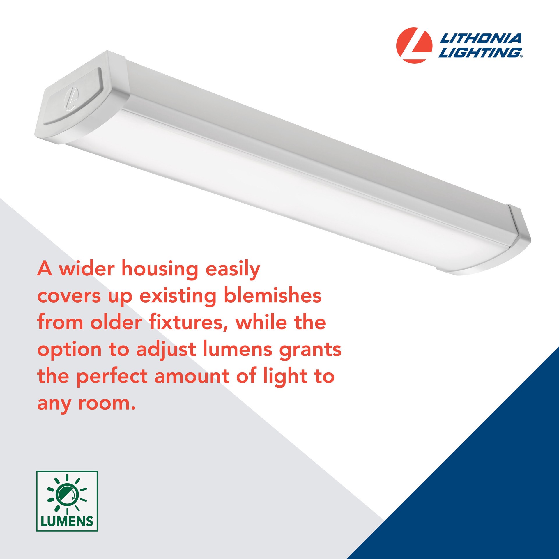 slide 3 of 6, Lithonia Lighting 4-ft 5000 -Lumen Cool White LED Wraparound Light, 1 ct