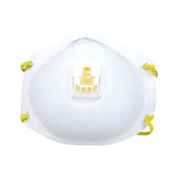 3M Respirator White Disposable N95 Multi-Purpose Valved Respirator 2 -Pack