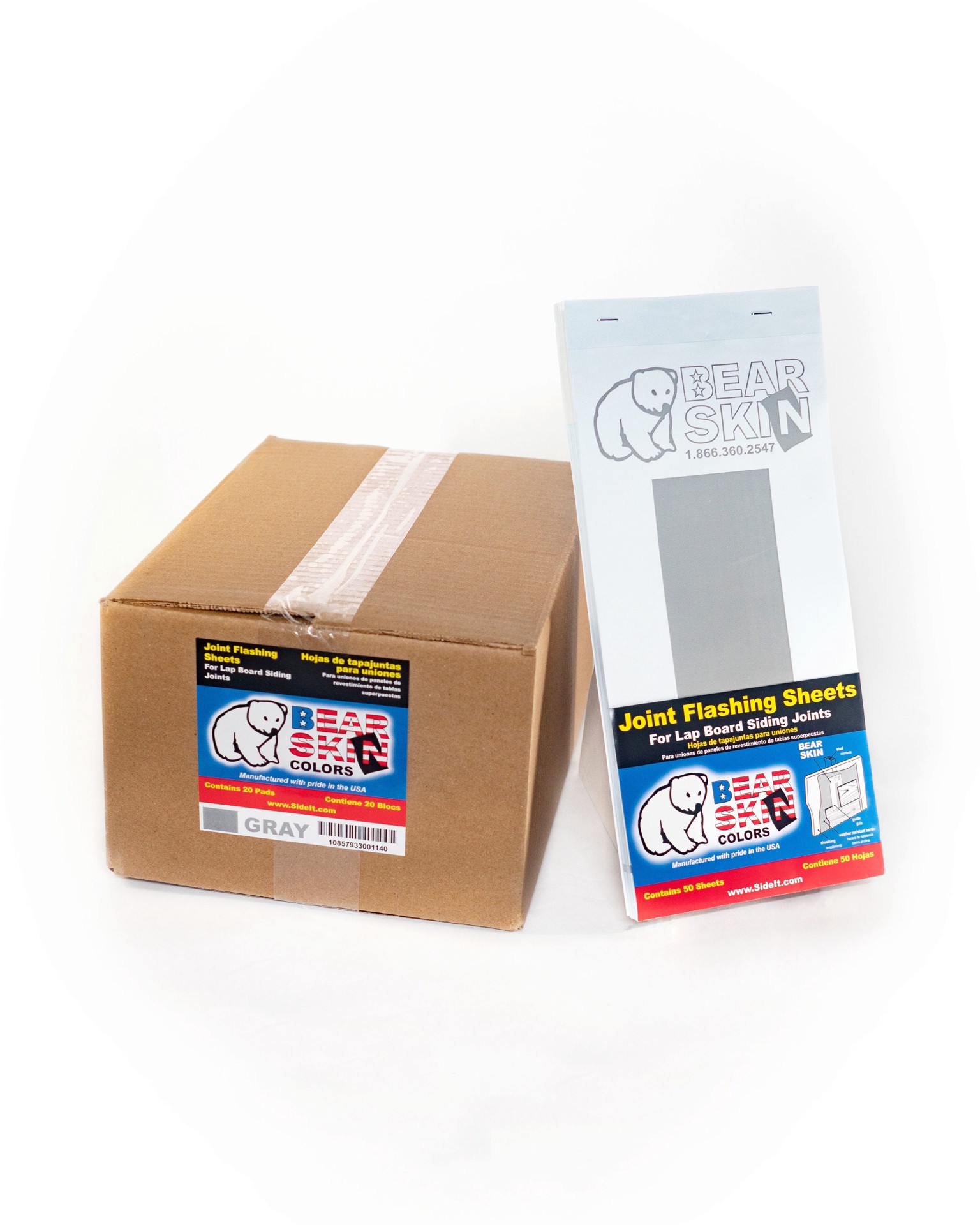 slide 3 of 3, Bear Skin 50 -Pack Joist flashing, 1 ct
