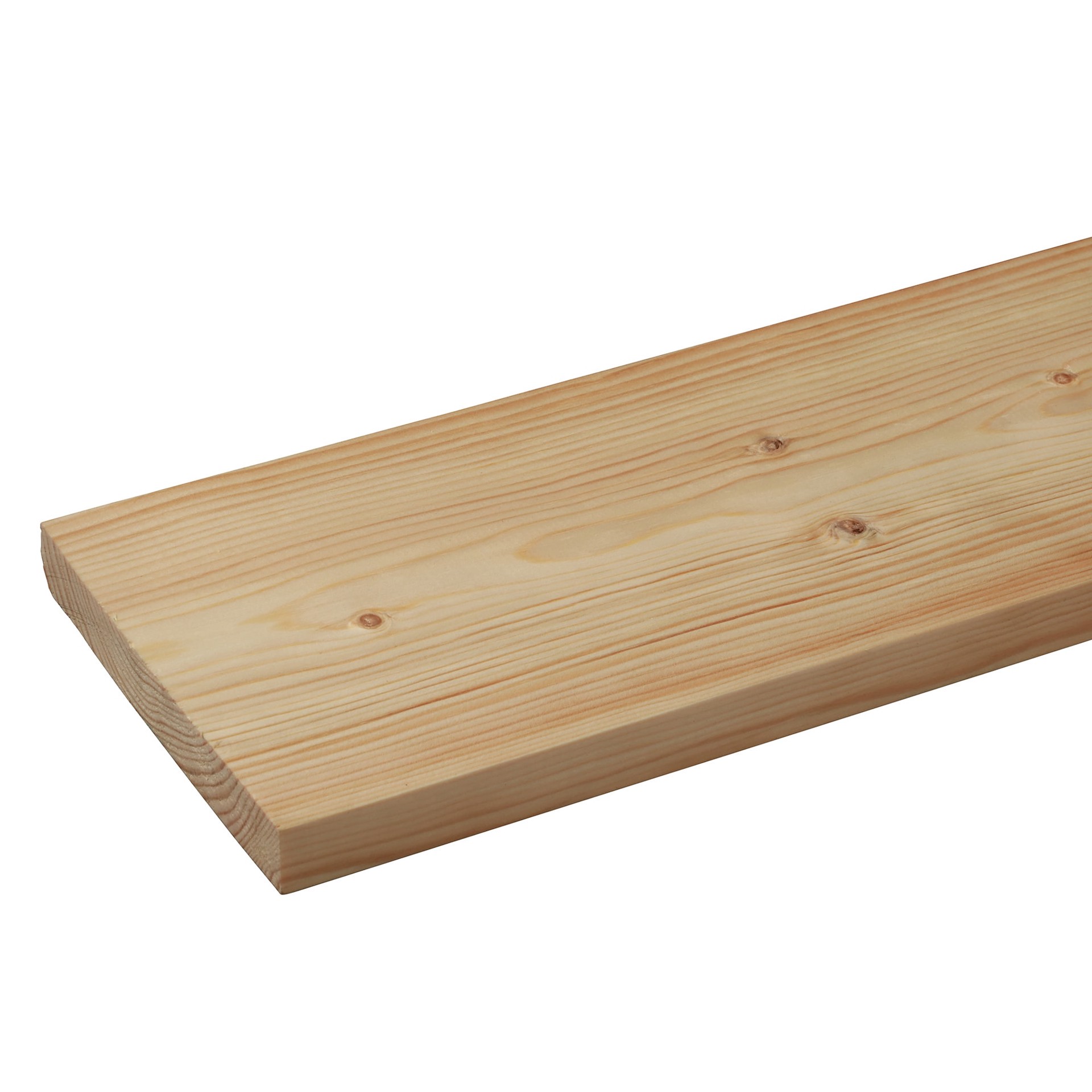 slide 2 of 3, RELIABILT 1-in x 6-in x 4-ft #2 and Better S4S Whitewood Common Board, 1 ct