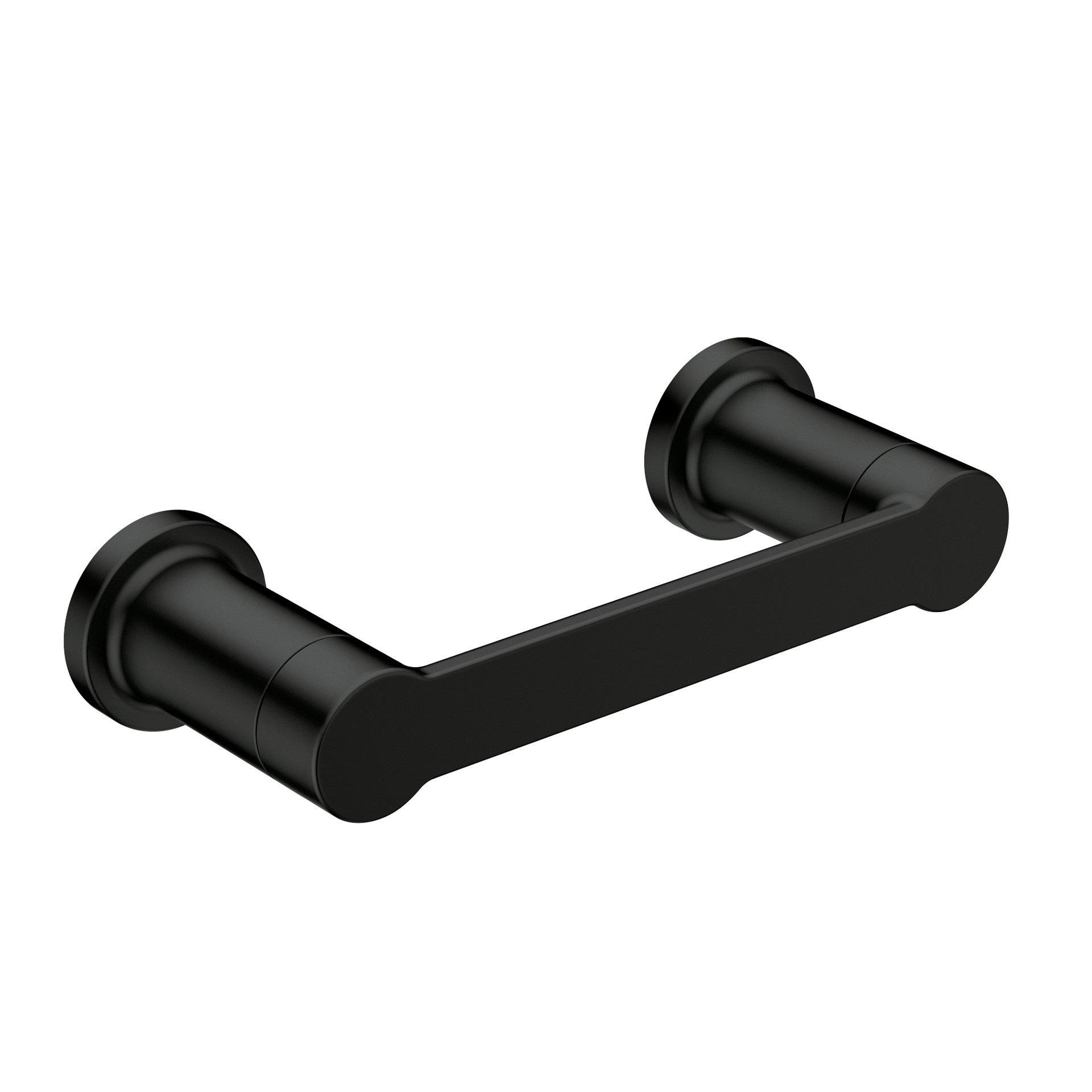 slide 1 of 5, Moen Rinza Matte Black Wall mount Pivot Toilet Paper Holder 1 -Rolls, 1 ct