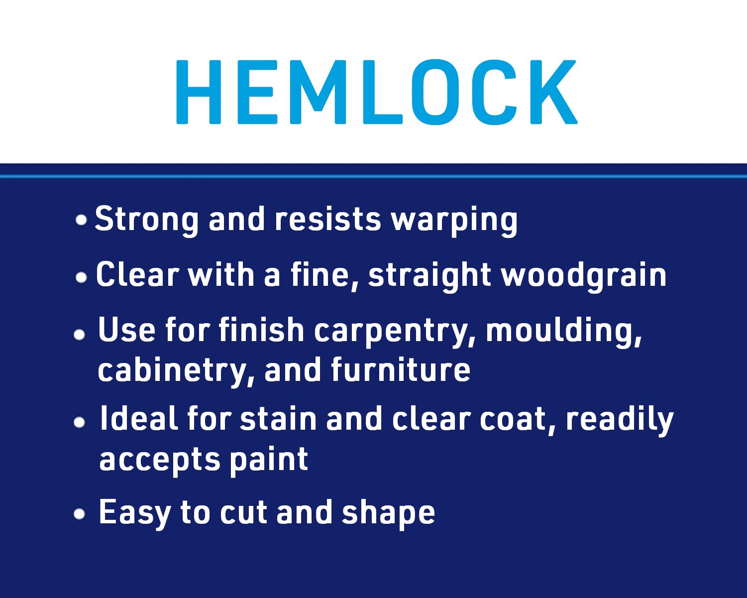 slide 6 of 6, RELIABILT 1/2-in x 6-in x 4-ft Unfinished Clear S4S Hemlock Common Softwood Board, 1 ct