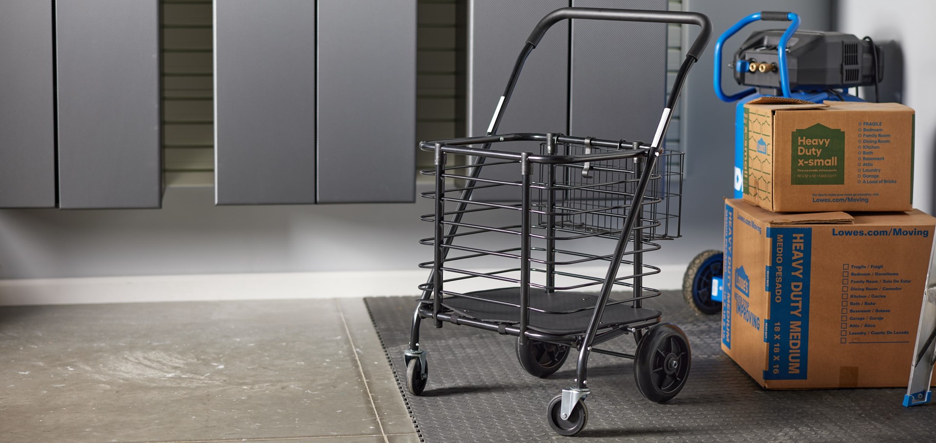 slide 4 of 6, Milwaukee Collapsible Steel Shopping Cart, 1 ct