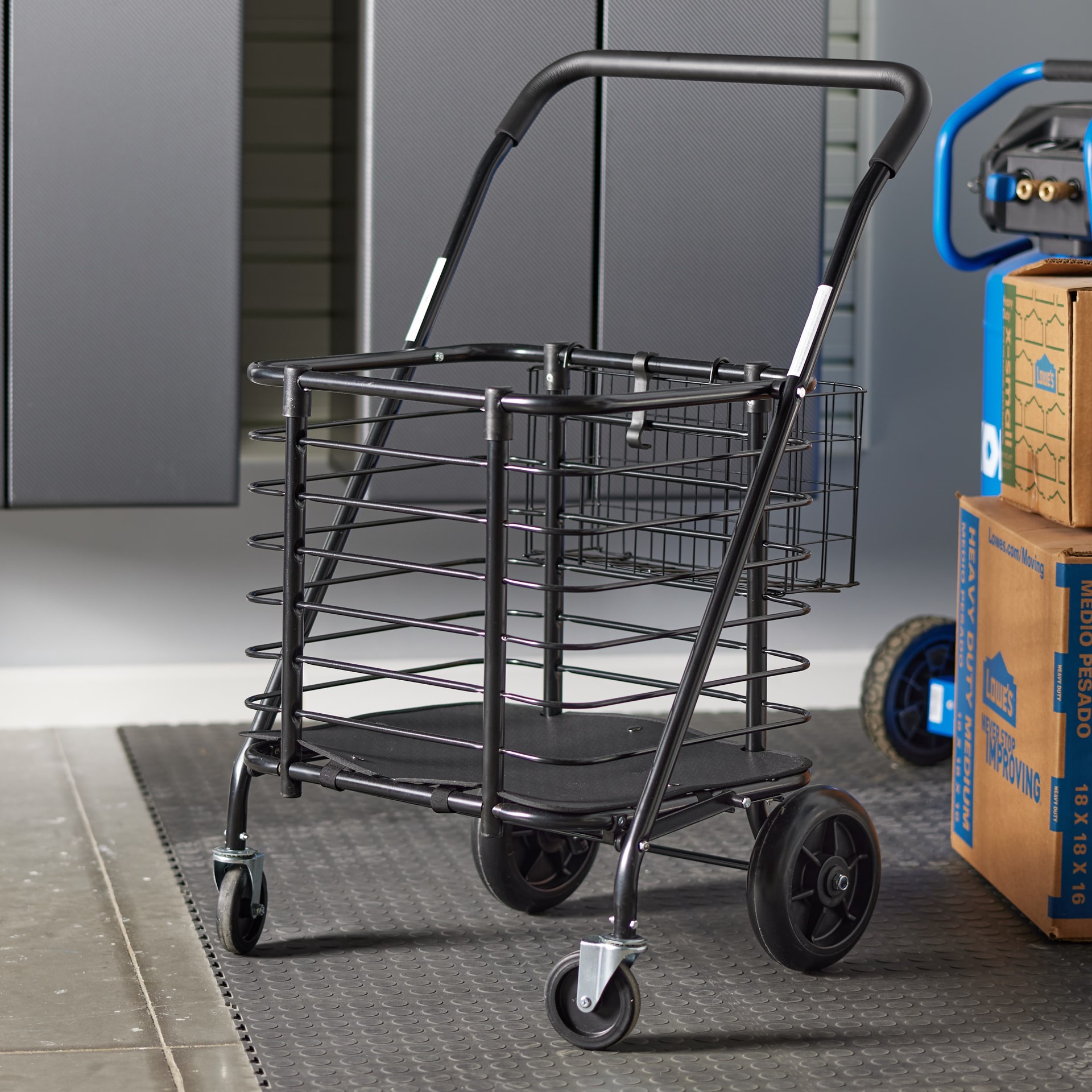 slide 6 of 6, Milwaukee Collapsible Steel Shopping Cart, 1 ct