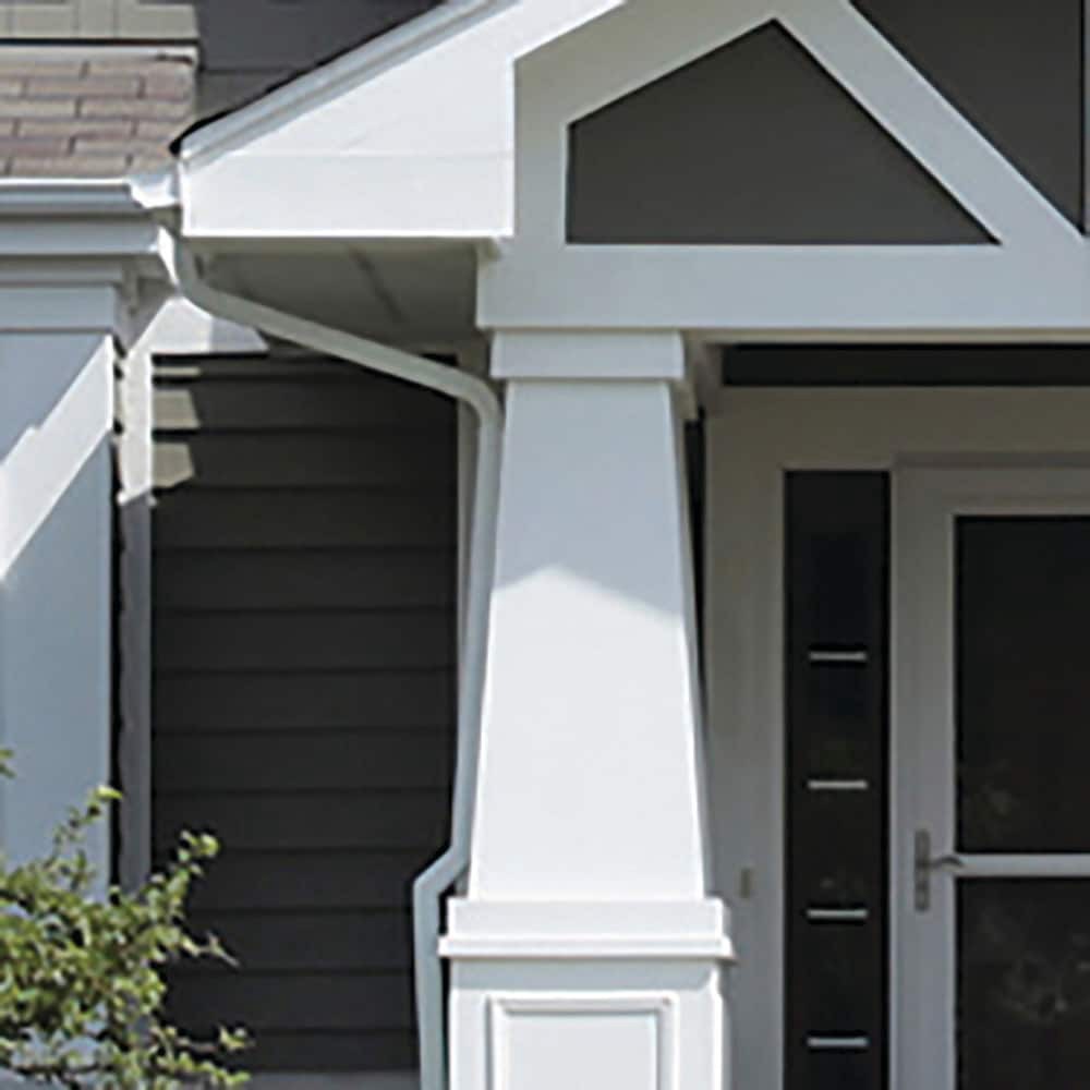 slide 6 of 6, Royal Building Products 1/2-in x 24-in x 4-ft Reversible (Smooth/Wood grain) PVC Trim Board, 1 ct