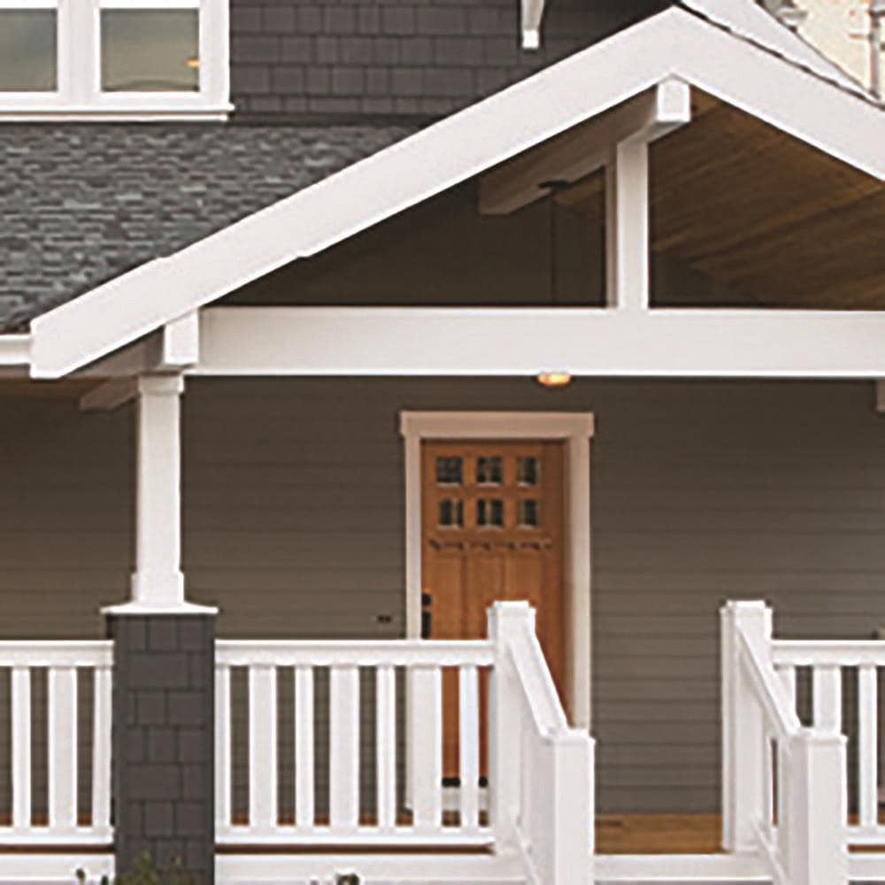 slide 3 of 6, Royal Building Products 3/4-in x 24-in x 4-ft Reversible (Smooth/Wood grain) PVC Trim Board, 1 ct