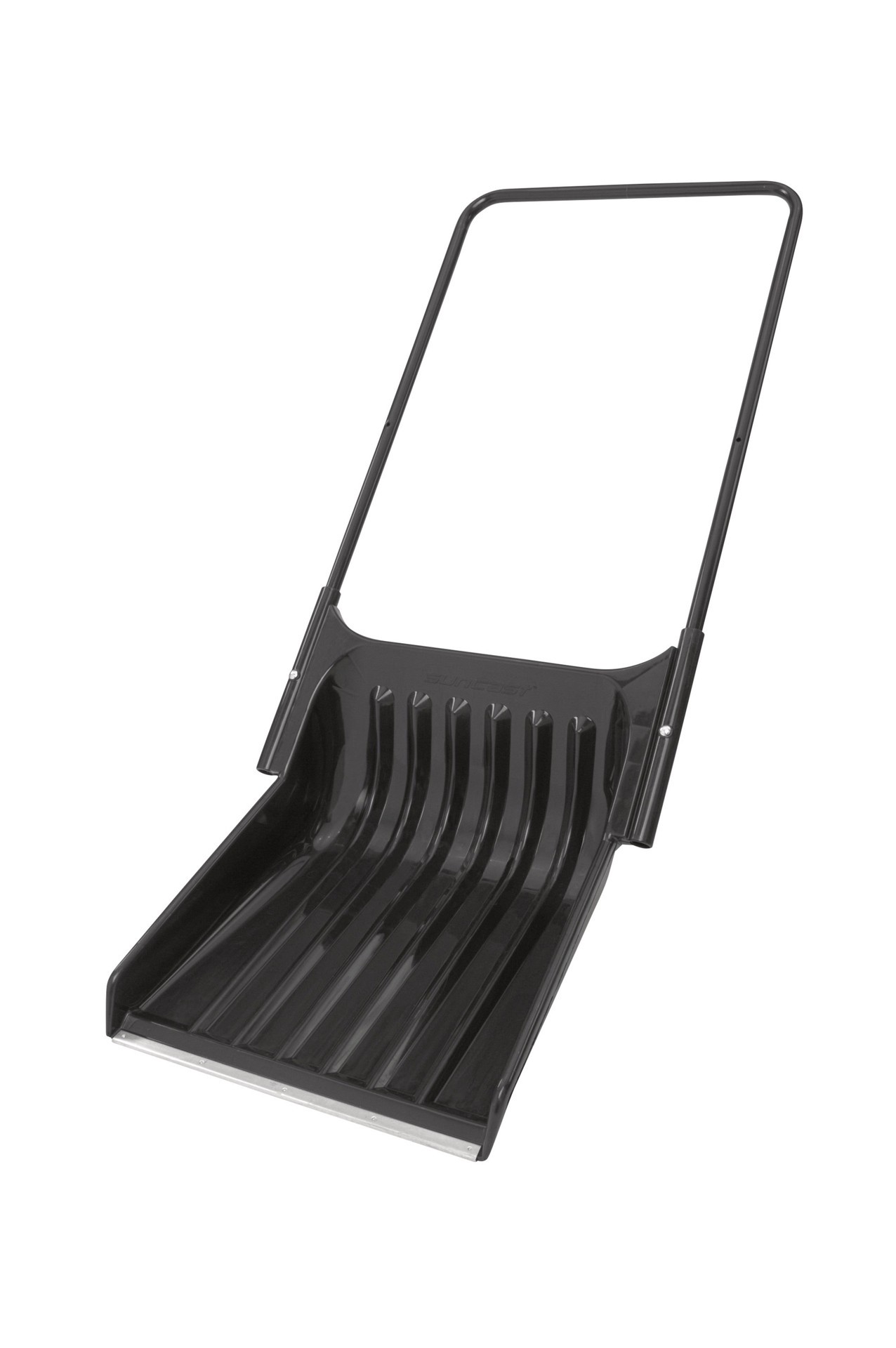 slide 1 of 1, Suncast 22-in Poly Snow Shovel with 60-in Painted Steel Handle, 1 ct