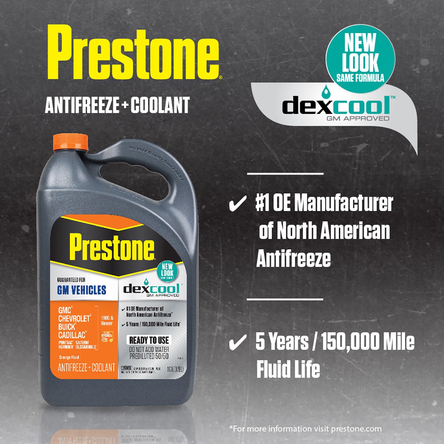 slide 2 of 6, Prestone 1 -Gallon Antifreeze, 1 ct
