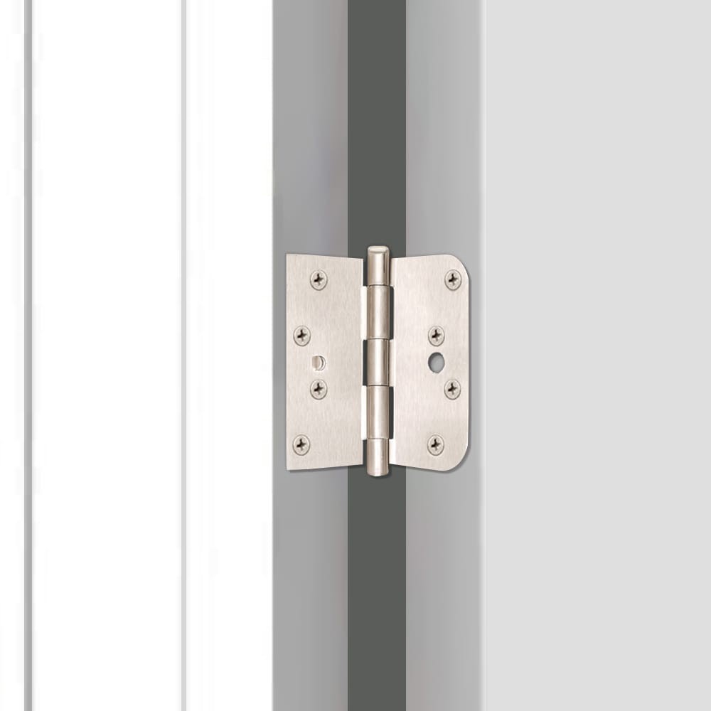 slide 5 of 6, RELIABILT Security 4-in H Square Satin Nickel Mortise Interior Door Hinge, 1 ct
