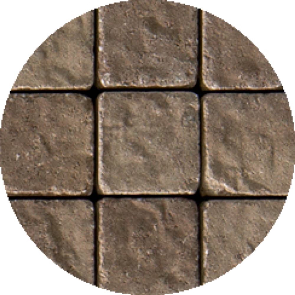 slide 5 of 6, Modern Yard 6.5-in L x 6.5-in W x 2.375-in H Square Chesnut Brown Concrete Paver, 1 ct