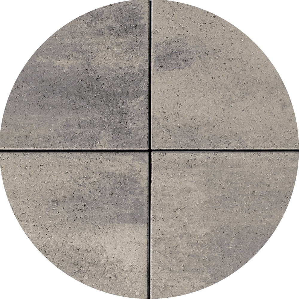 slide 5 of 6, Modern Yard 12-in L x 12-in W x 2.375-in H Square Shale grey Concrete Patio stone, 1 ct