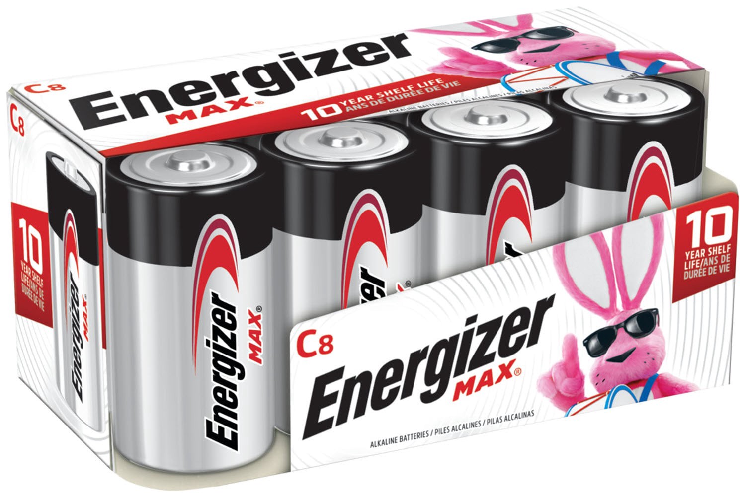 slide 3 of 6, Energizer MAX Alkaline C Batteries ( 8 -Pack ), 1 ct