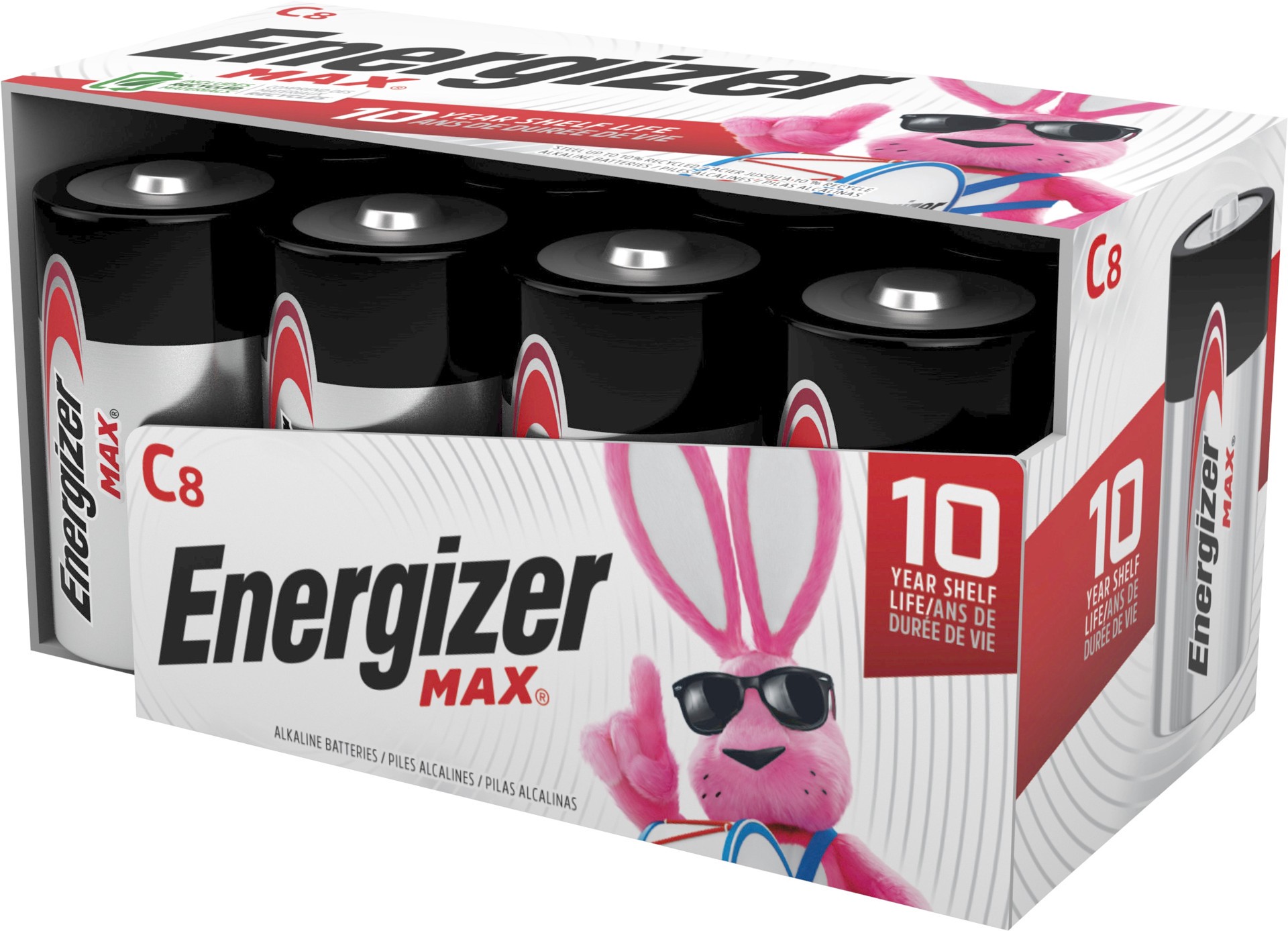 slide 1 of 6, Energizer MAX Alkaline C Batteries ( 8 -Pack ), 1 ct