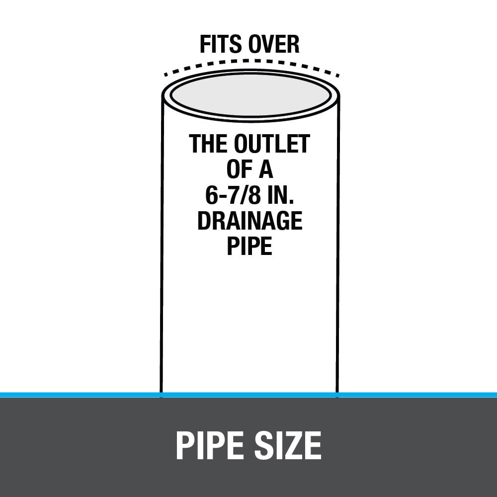slide 3 of 3, Oatey 6-7/8-in Cast Iron Round Black Strainer, 1 ct