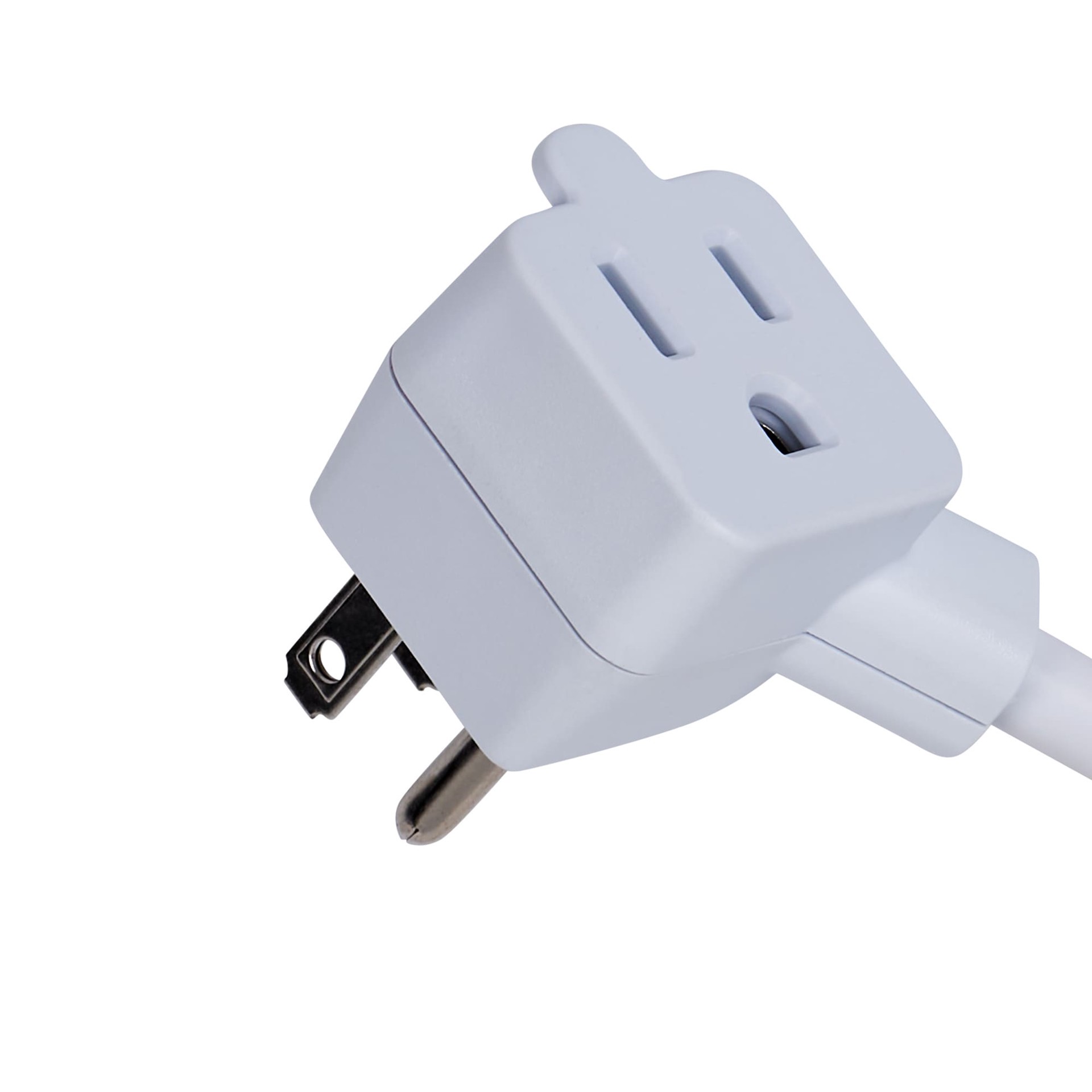 slide 4 of 4, Utilitech 1/2-ft 16 / 1 Light Duty 3 Prong White Indoor Extension Power Cord, 1 ct