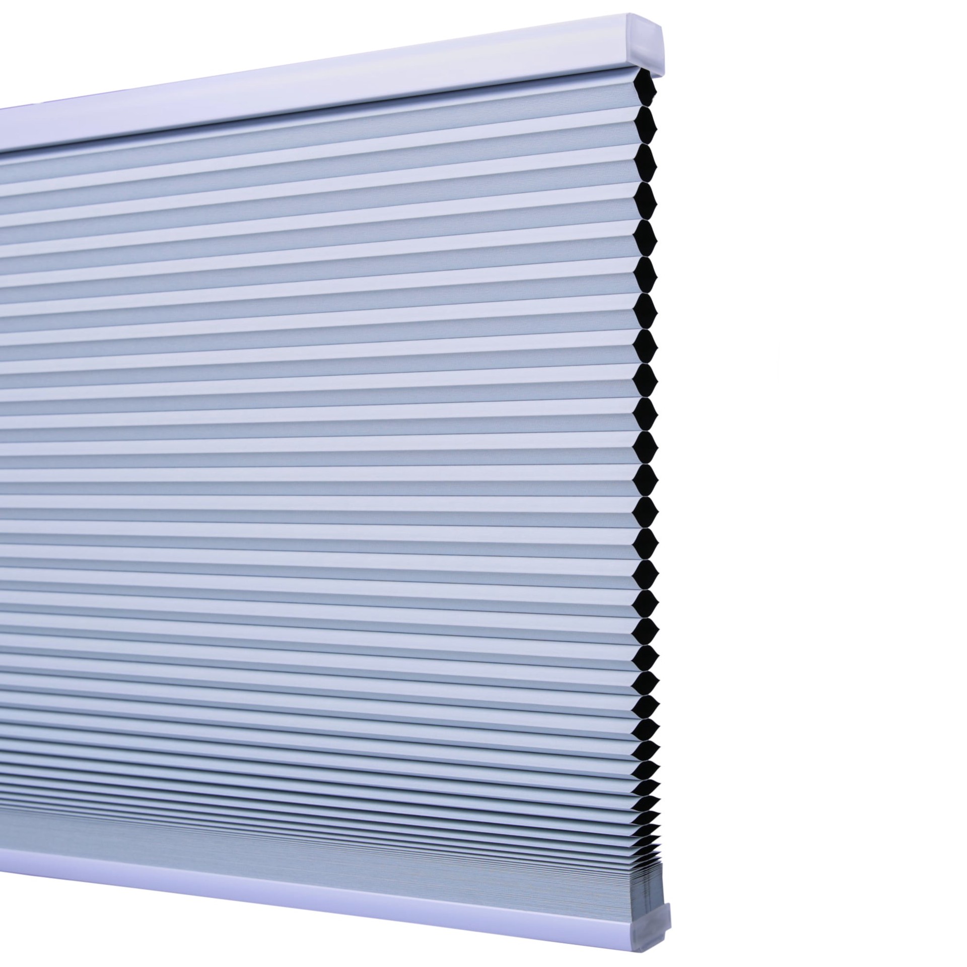 slide 2 of 6, allen + roth 36-in x 64-in White Blackout Cordless Cellular Shade, 1 ct