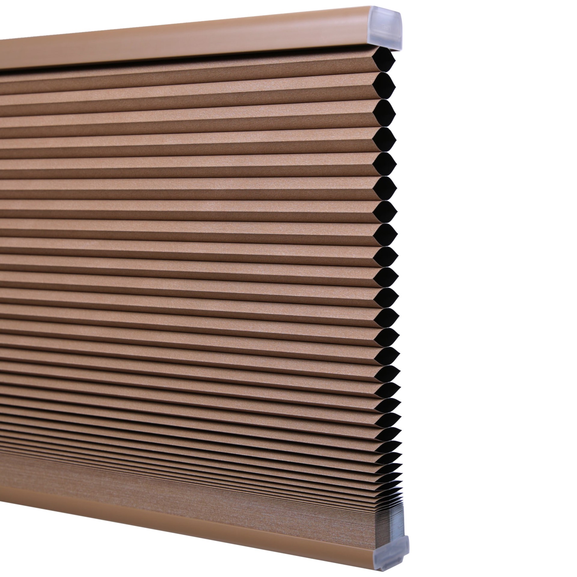 slide 2 of 6, allen + roth 39-in x 64-in Linen Blackout Cordless Cellular Shade, 1 ct