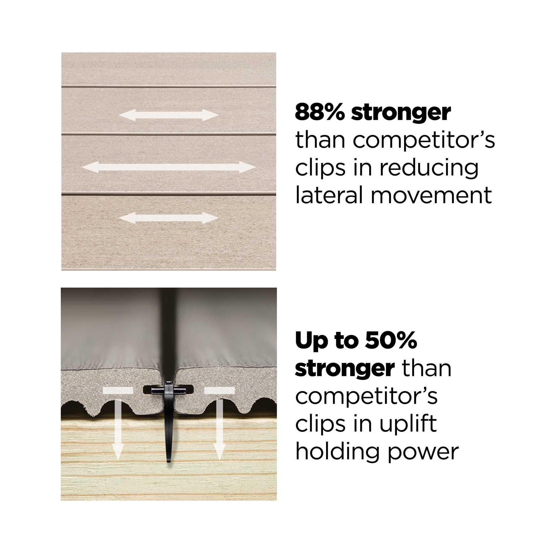 slide 6 of 6, CAMO Edge Clip Deck clips 304 Stainless Steel Hidden Deck Fastener 500 Square feet ( 900 -Pack ), 1 ct