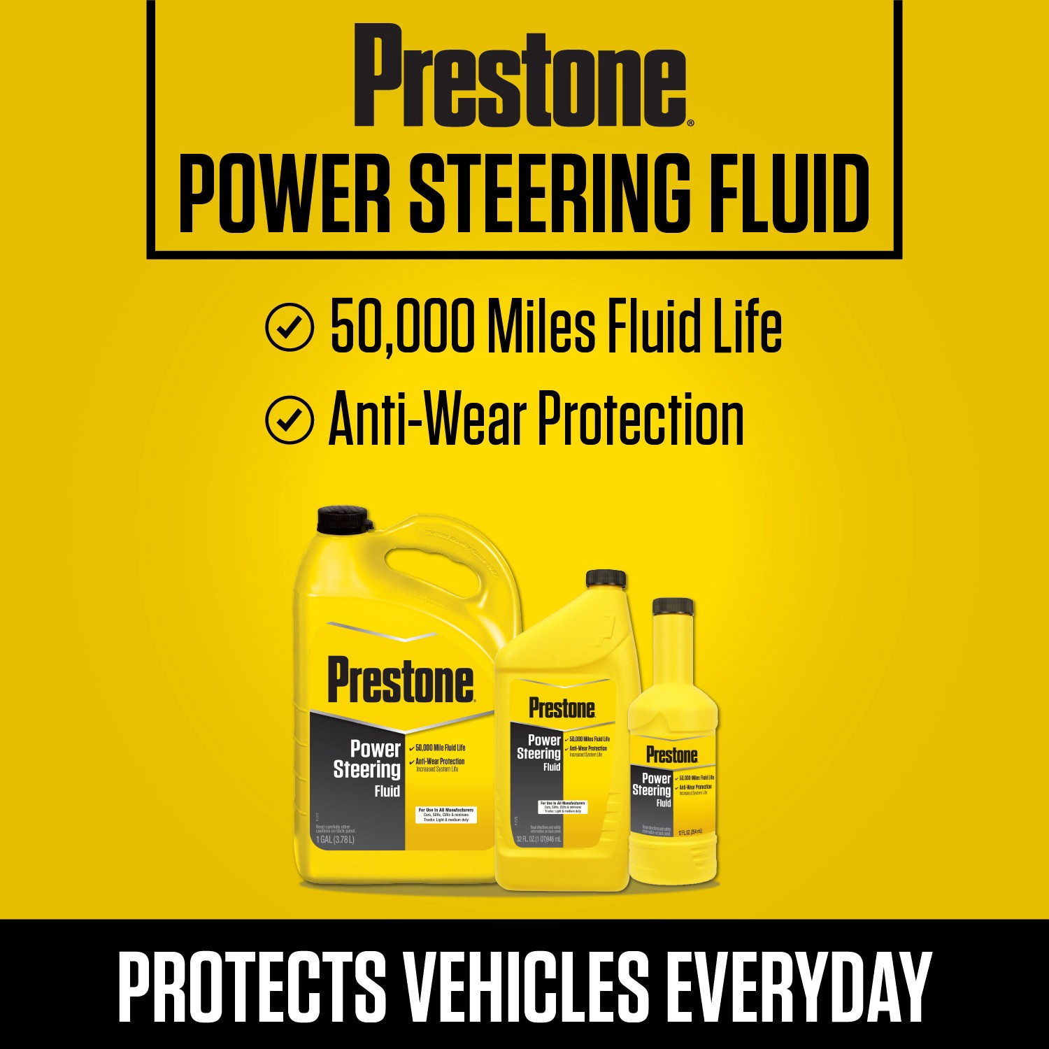 slide 4 of 5, Prestone 12 Ounce(s) Power steering fluids, 1 ct