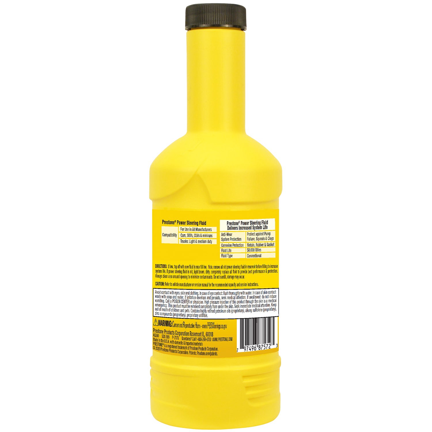 slide 5 of 5, Prestone 12 Ounce(s) Power steering fluids, 1 ct