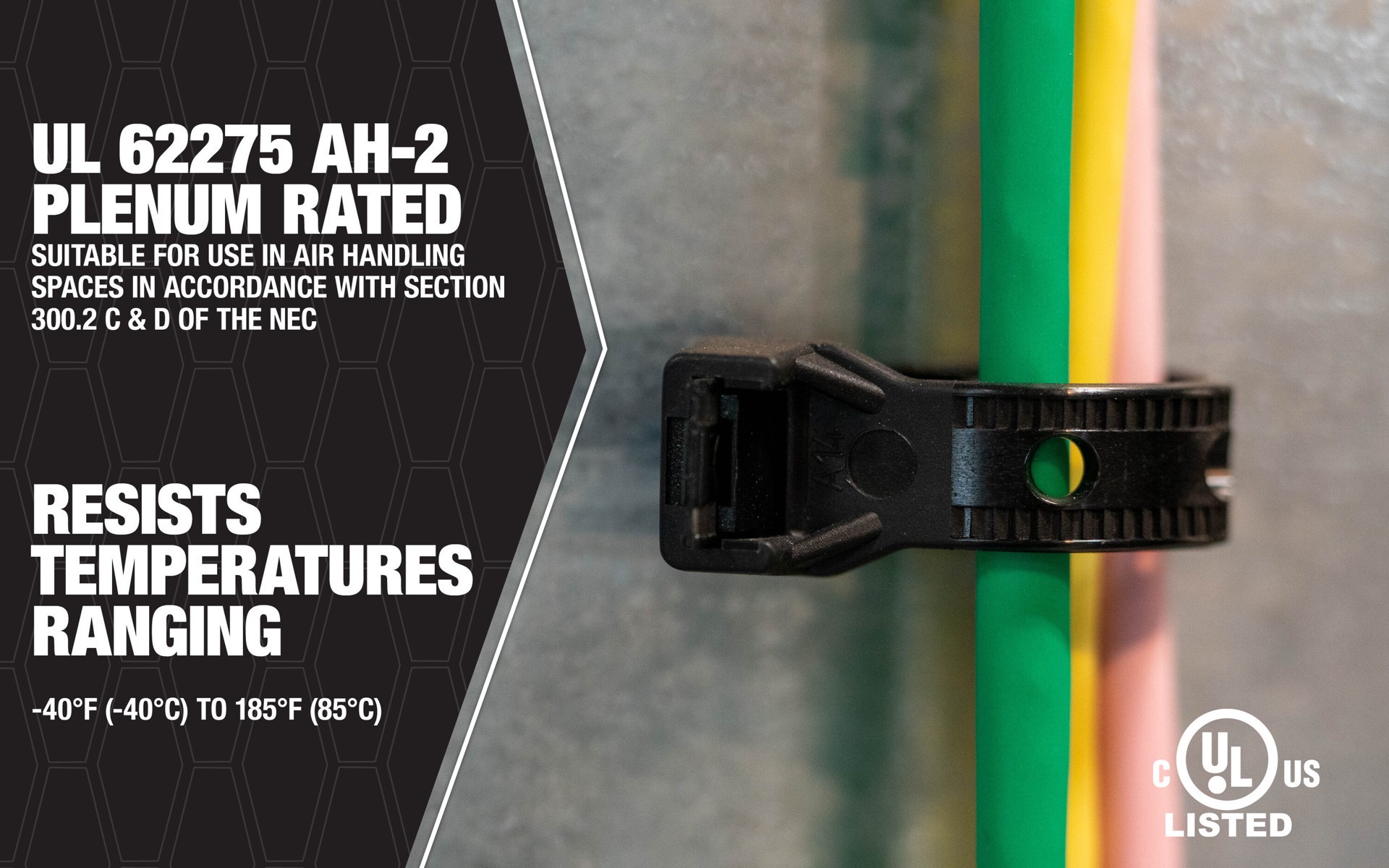 slide 4 of 6, Southwire 8-in 0.65-lb Tensile Strength Nylon Loop cable ties Black with UV Protection 100 -Pack, 1 ct