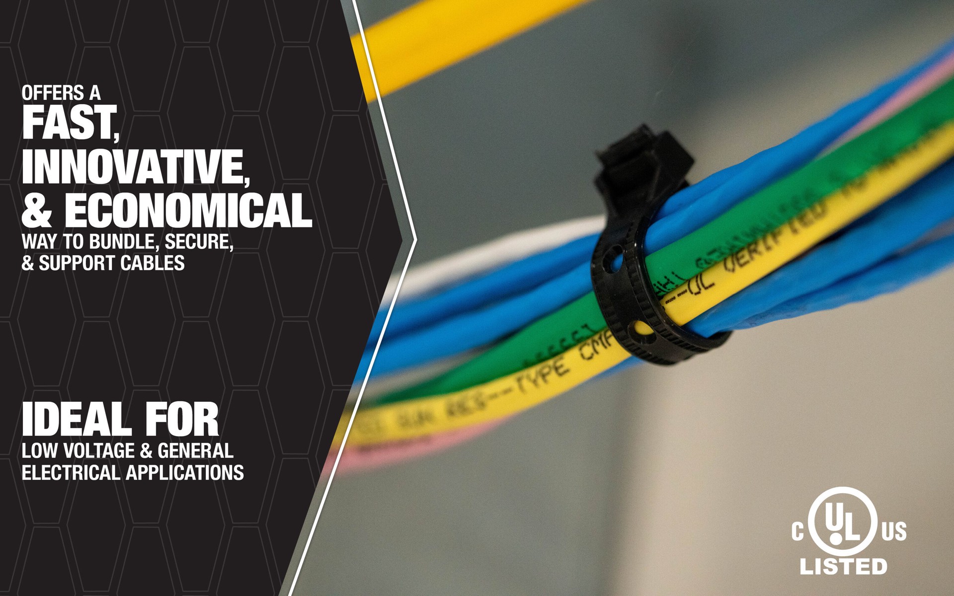 slide 6 of 6, Southwire 8-in 0.65-lb Tensile Strength Nylon Loop cable ties Black with UV Protection 100 -Pack, 1 ct