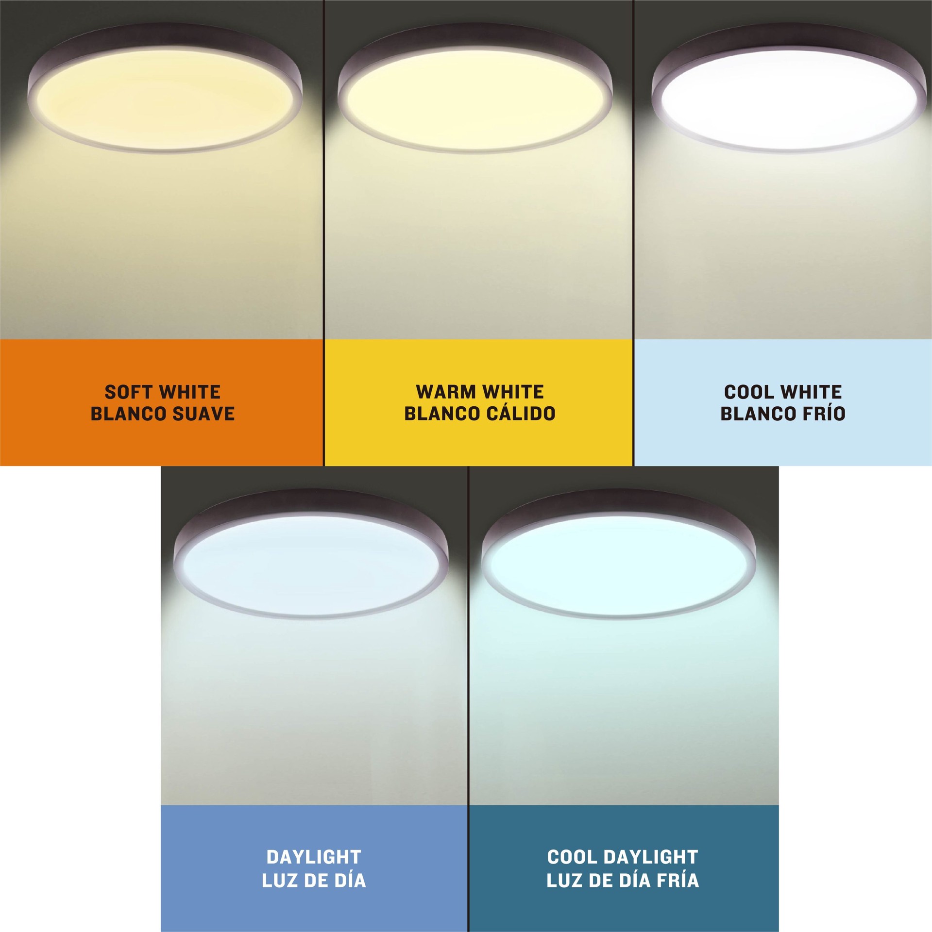 slide 4 of 6, Project Source 1 -Light 15-in Matte Bronze Integrated LED Flush Mount Light, 1 ct