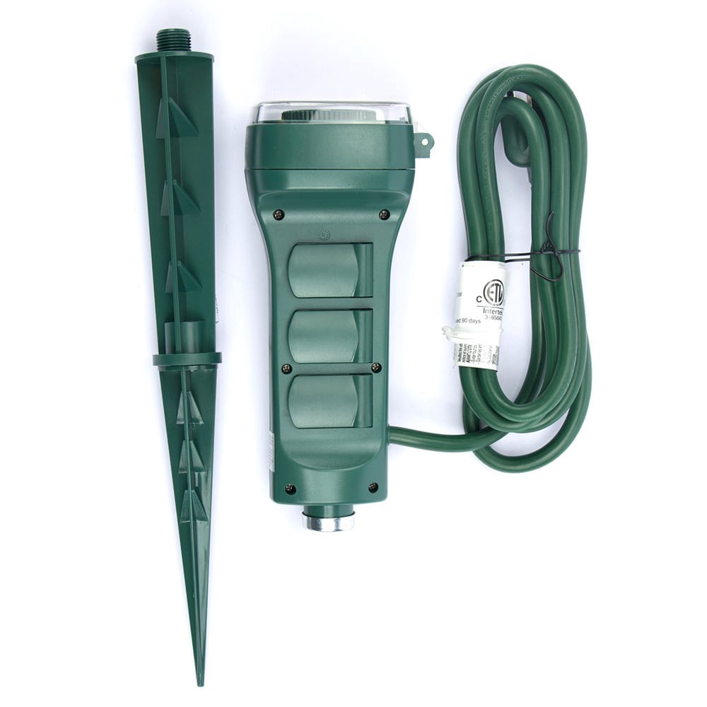 slide 2 of 5, Utilitech 15 -Amps 125-volt Outdoor 6 -Outlet Countdown Analog Lighting Timer, 1 ct