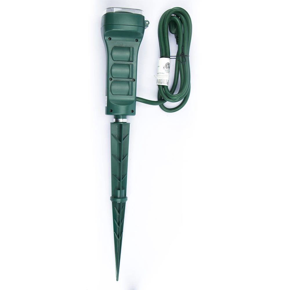 slide 3 of 5, Utilitech 15 -Amps 125-volt Outdoor 6 -Outlet Countdown Analog Lighting Timer, 1 ct