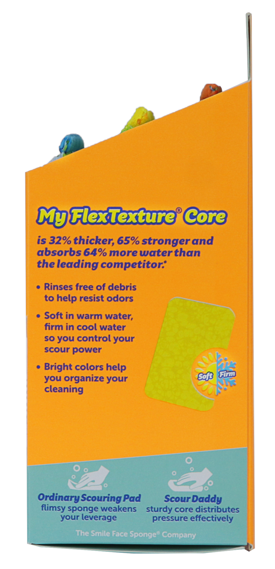 slide 3 of 6, Scrub Daddy Scour Daddy Polymer foam Scouring pad 3 -Pack, 1 ct