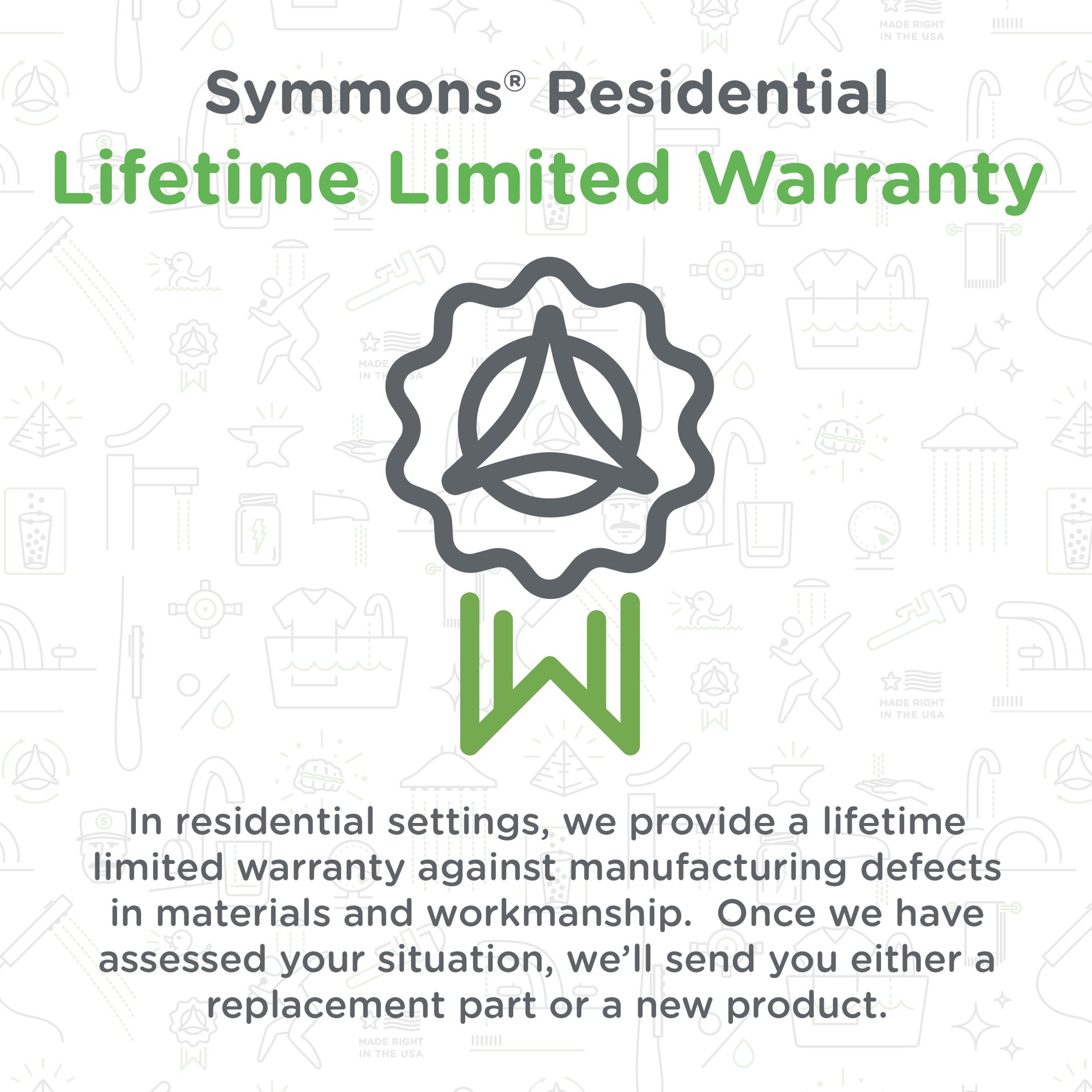 slide 5 of 5, Symmons Origins Polished Chrome 2.75-in Built-In Shower Faucet System ( Pressure-balanced Valve Included ), 1 ct