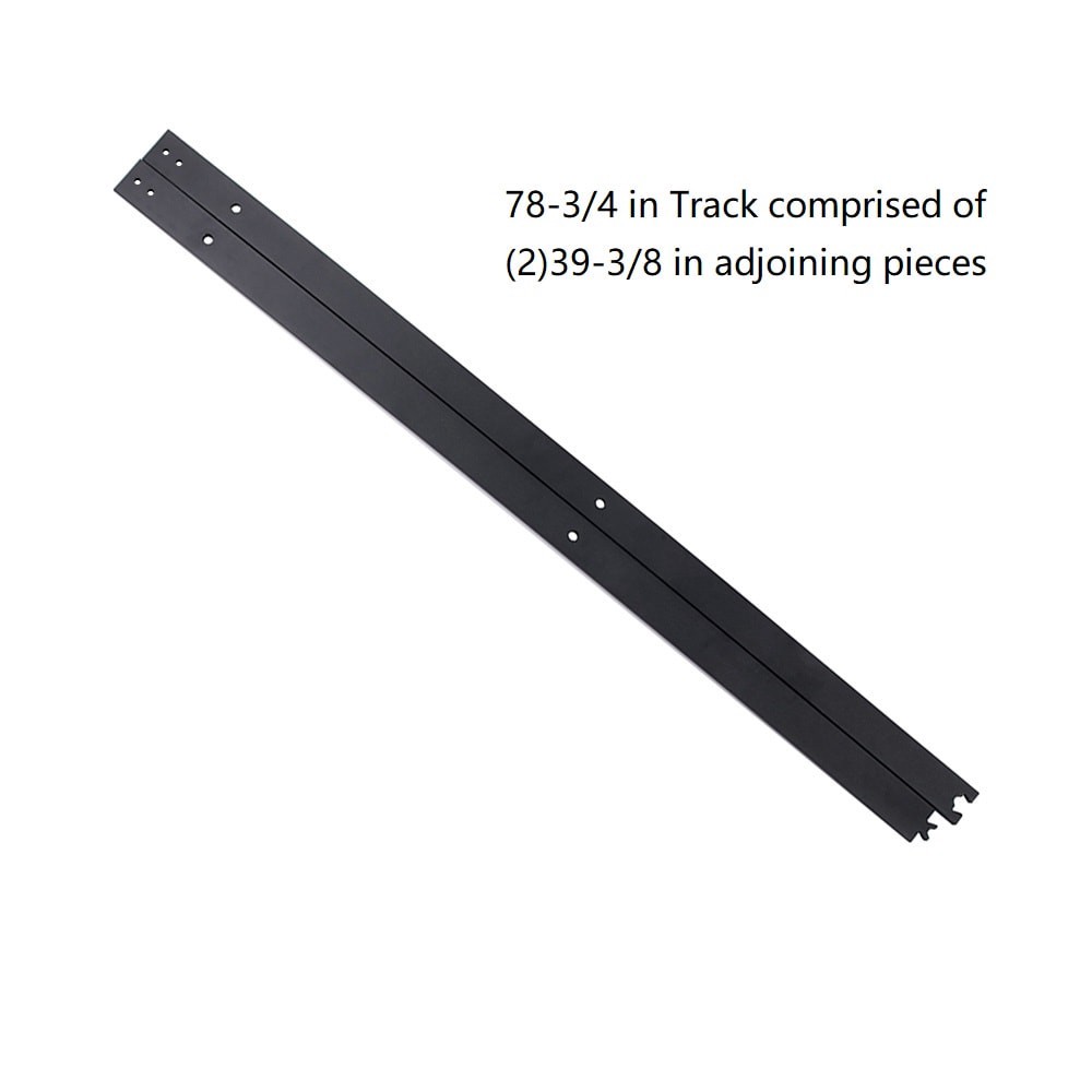 slide 3 of 6, RELIABILT 78-in Matte black Indoor I-strap Single Barn door hardware kit, 1 ct