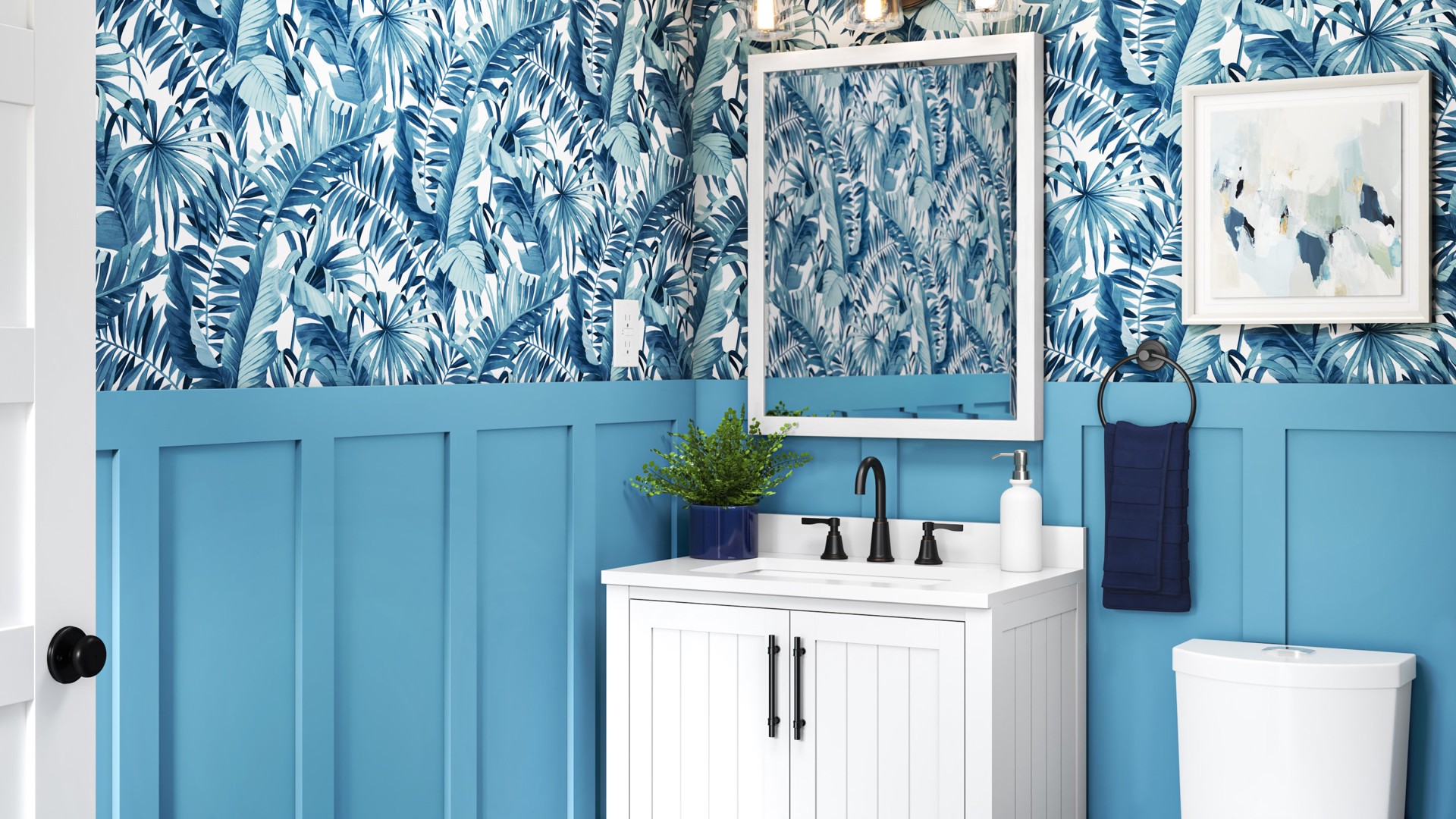 slide 4 of 6, allen + roth Townley Oil Rubbed Bronze Widespread 2-handle WaterSense High-arc Residential Handle Bathroom Sink Faucet with Drain, 1 ct