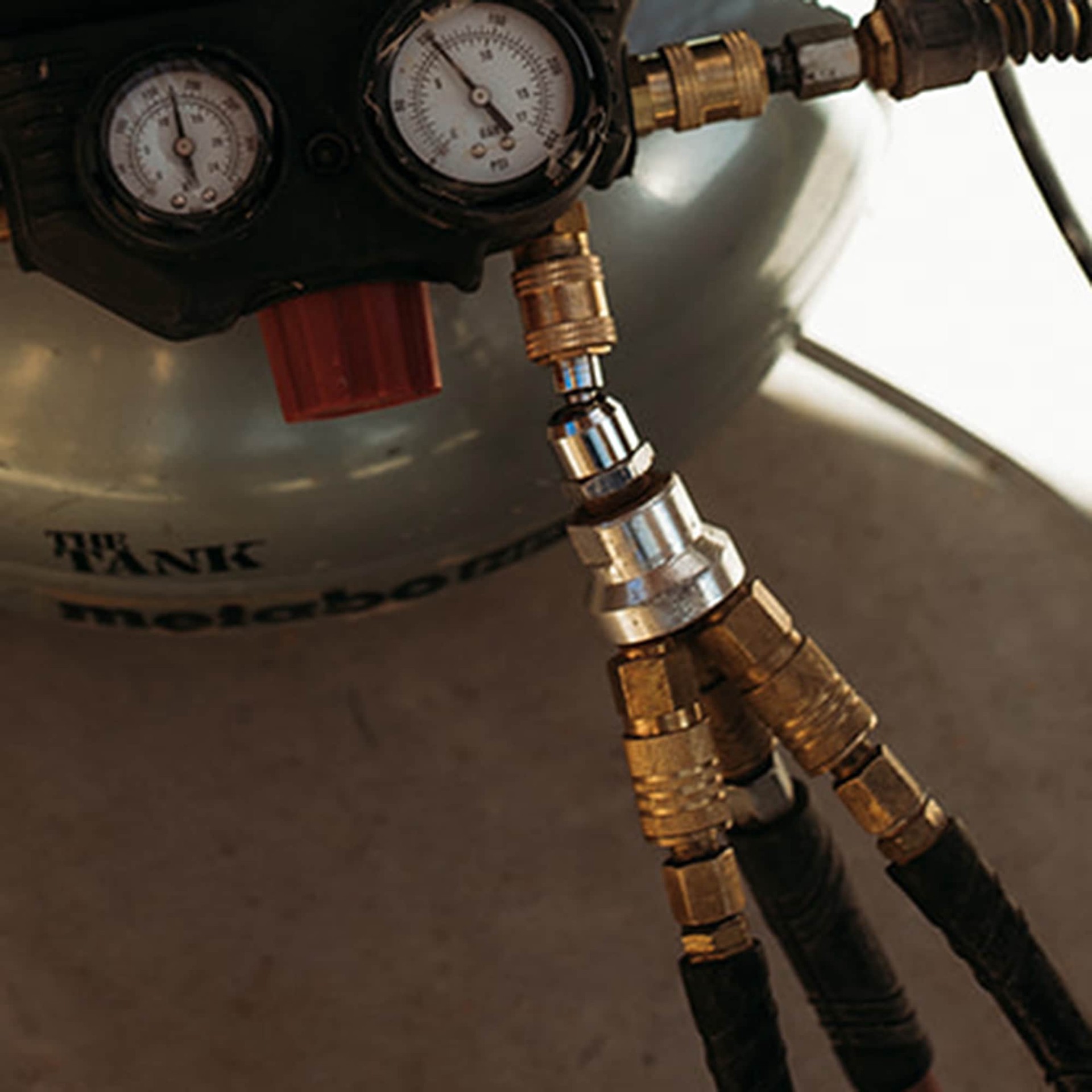 slide 2 of 6, Metabo HPT 3 Way Air Splitter, 1 ct