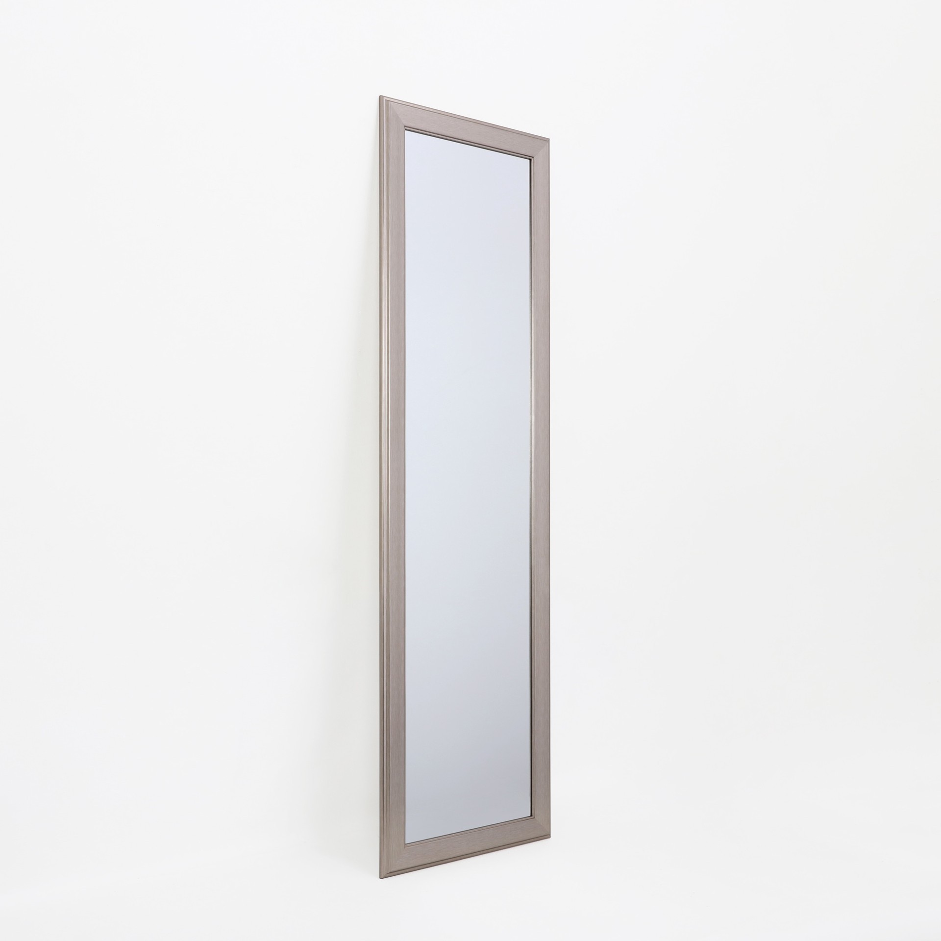slide 5 of 6, Style Selections 15.5-in W x 51.5-in H Rectangle Silver Framed Full Length Door Mirror, 1 ct