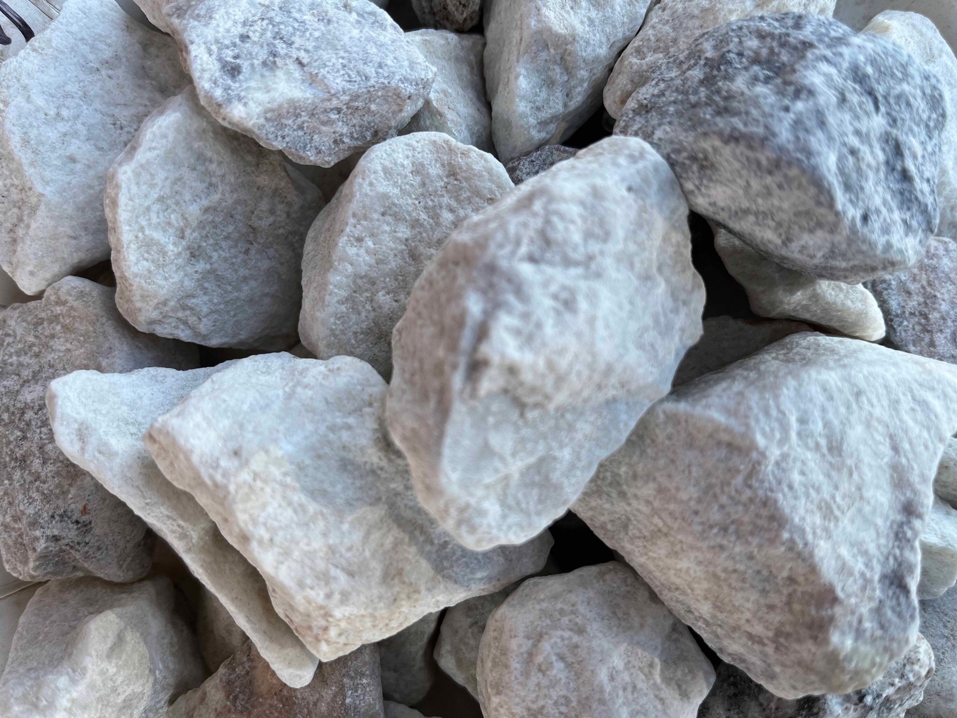 slide 2 of 5, 0.4 Cubic feet 33-lb White Decorative rock ( 0.5 - 3.0-in Rock Size ), 1 ct