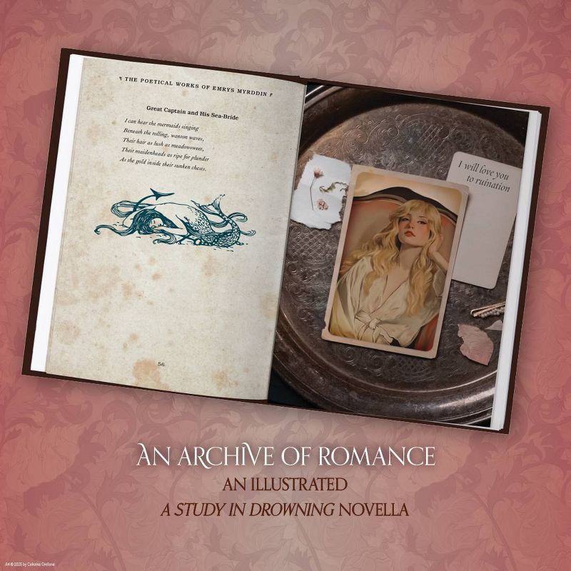 slide 8 of 9, Harper Collins An Archive of Romance Deluxe Illustrated Edition - by Ava Reid (Hardcover), 1 ct