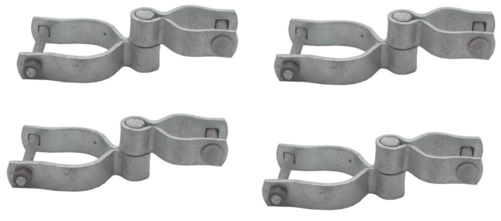 slide 1 of 2, Merchants Metals 2-3/8-in x 1-3/8-in 4 -Pack 7-in Galvanized Gate hinge, 1 ct