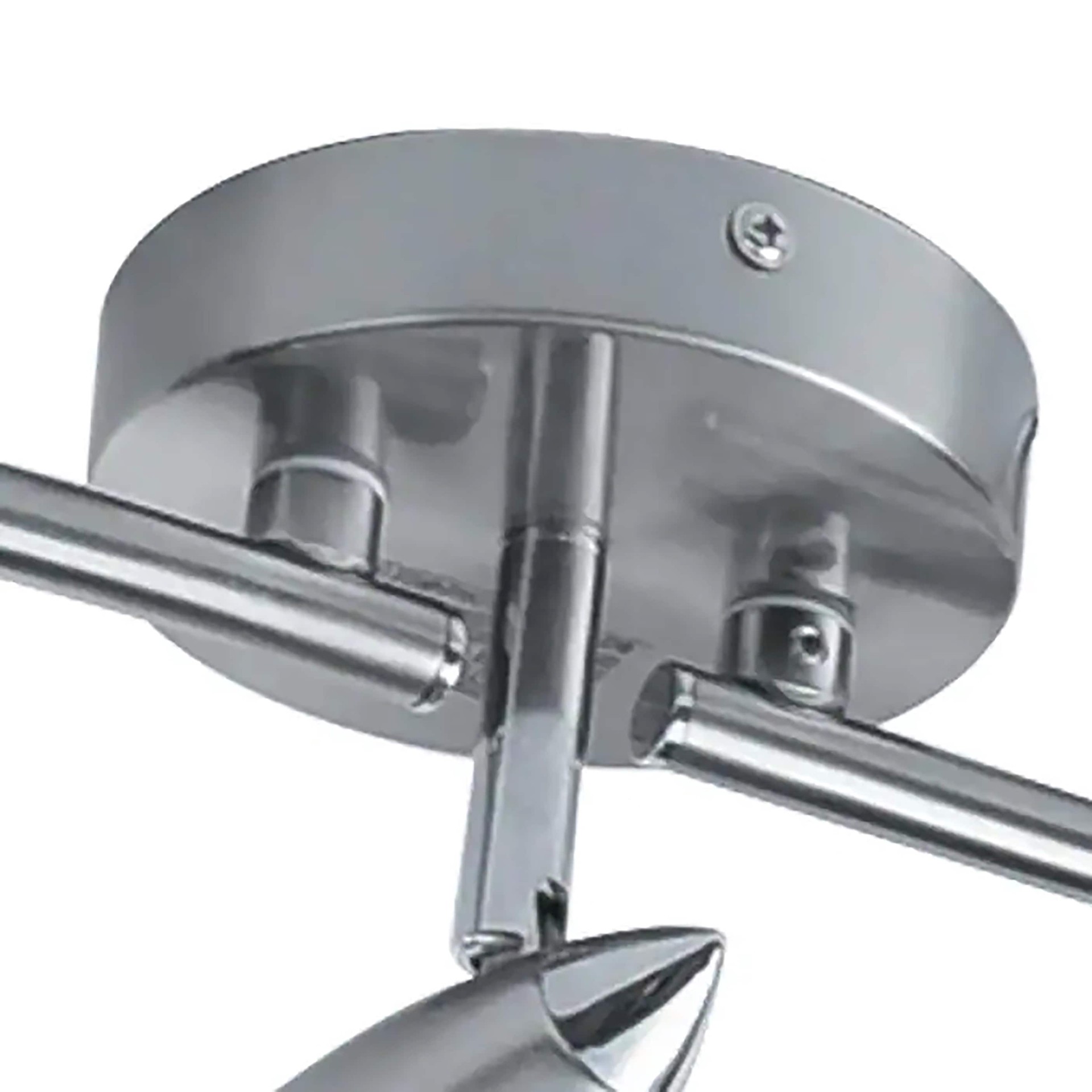 slide 5 of 6, allen + roth 26.5-in 3 -Light Brushed nickel GU10 pin base Modern/contemporary Track Bar, 1 ct