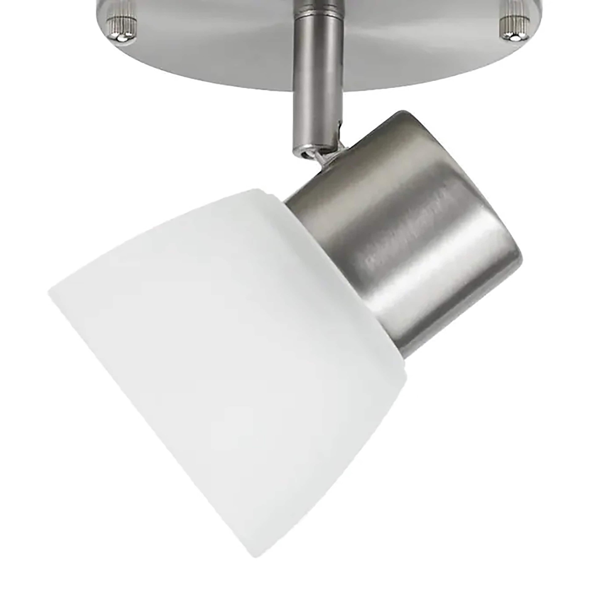 slide 6 of 6, allen + roth 4.53-in 1 -Light Brushed nickel dimmable Integrated Modern/contemporary Track Bar, 1 ct