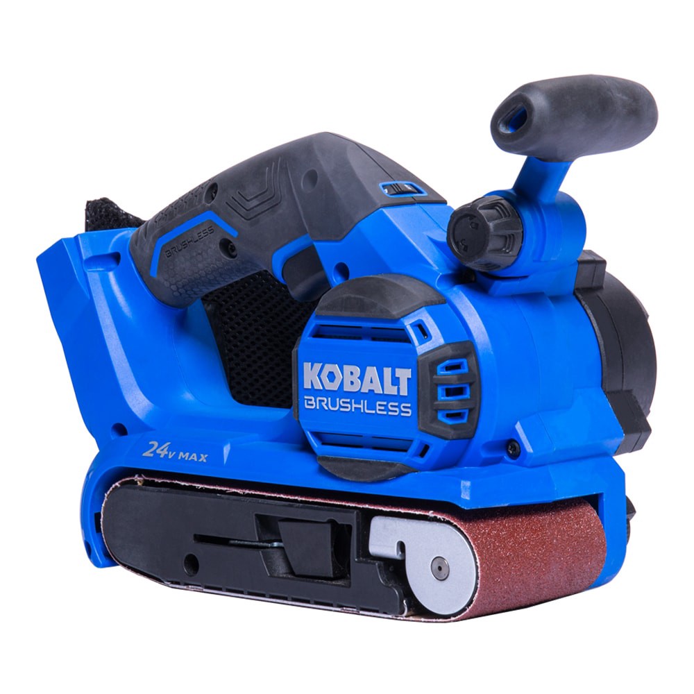 slide 2 of 6, Kobalt 24-Volt Brushless Variable Speed Belt Cordless Sander with Dust Management, 1 ct
