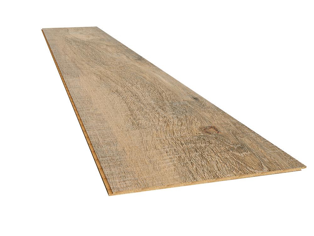 slide 5 of 6, Style Selections Style Selection Urbanite Oak 8-mm T x 8-in W x 50-in L Laminate Wood Flooring ( 23.92-sq ft / Carton ), 1 ct