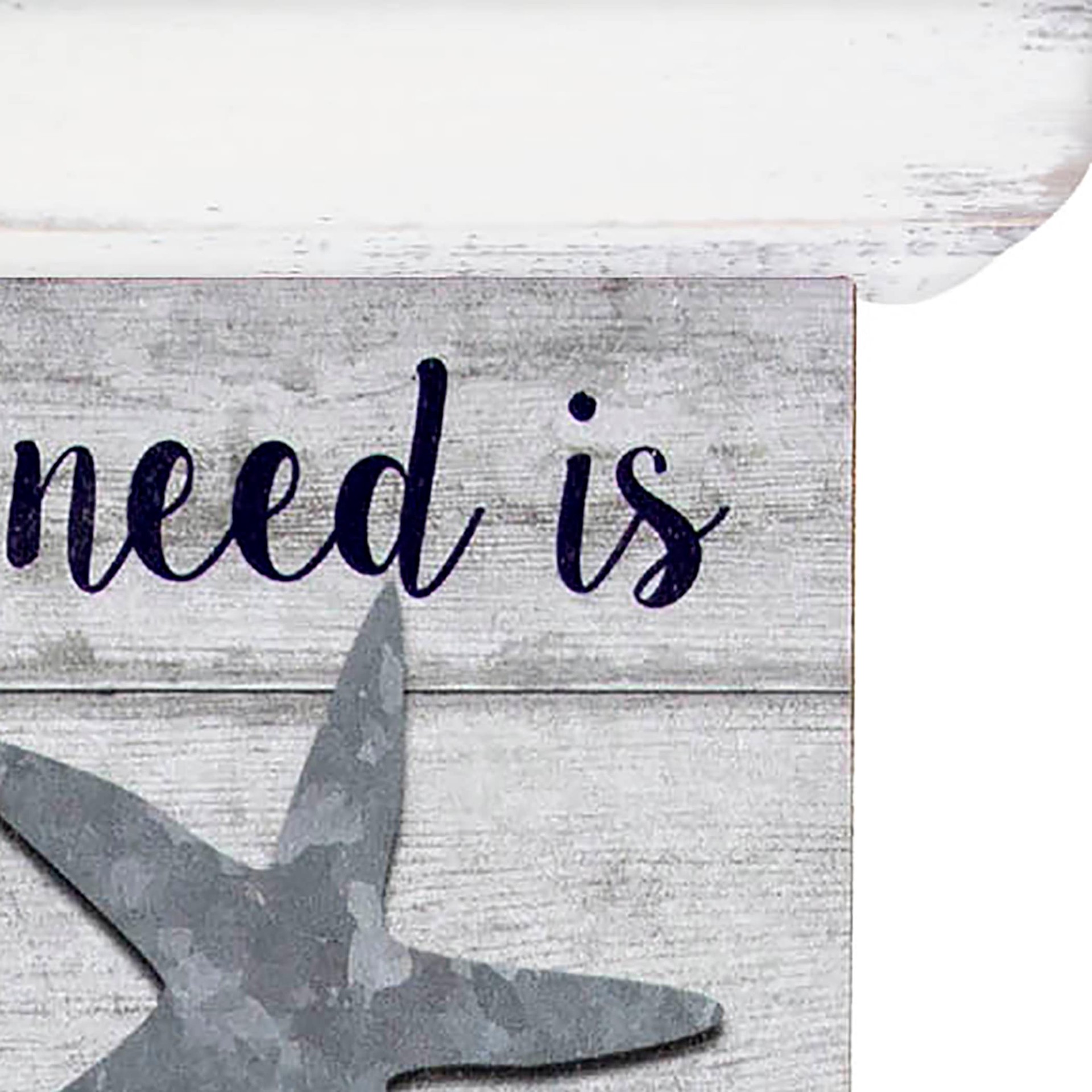 slide 2 of 4, allen + roth Framed 7.5-in H x 7.5-in W Coastal Wood Print, 1 ct