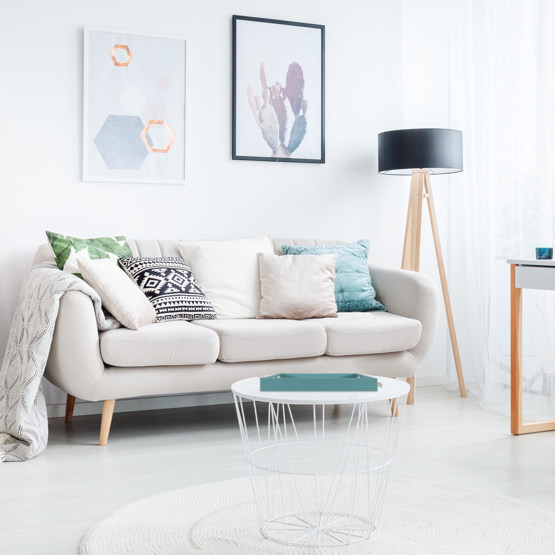 slide 4 of 4, allen + roth Framed 12-in H x 18.625-in W Coastal Wood Print, 1 ct