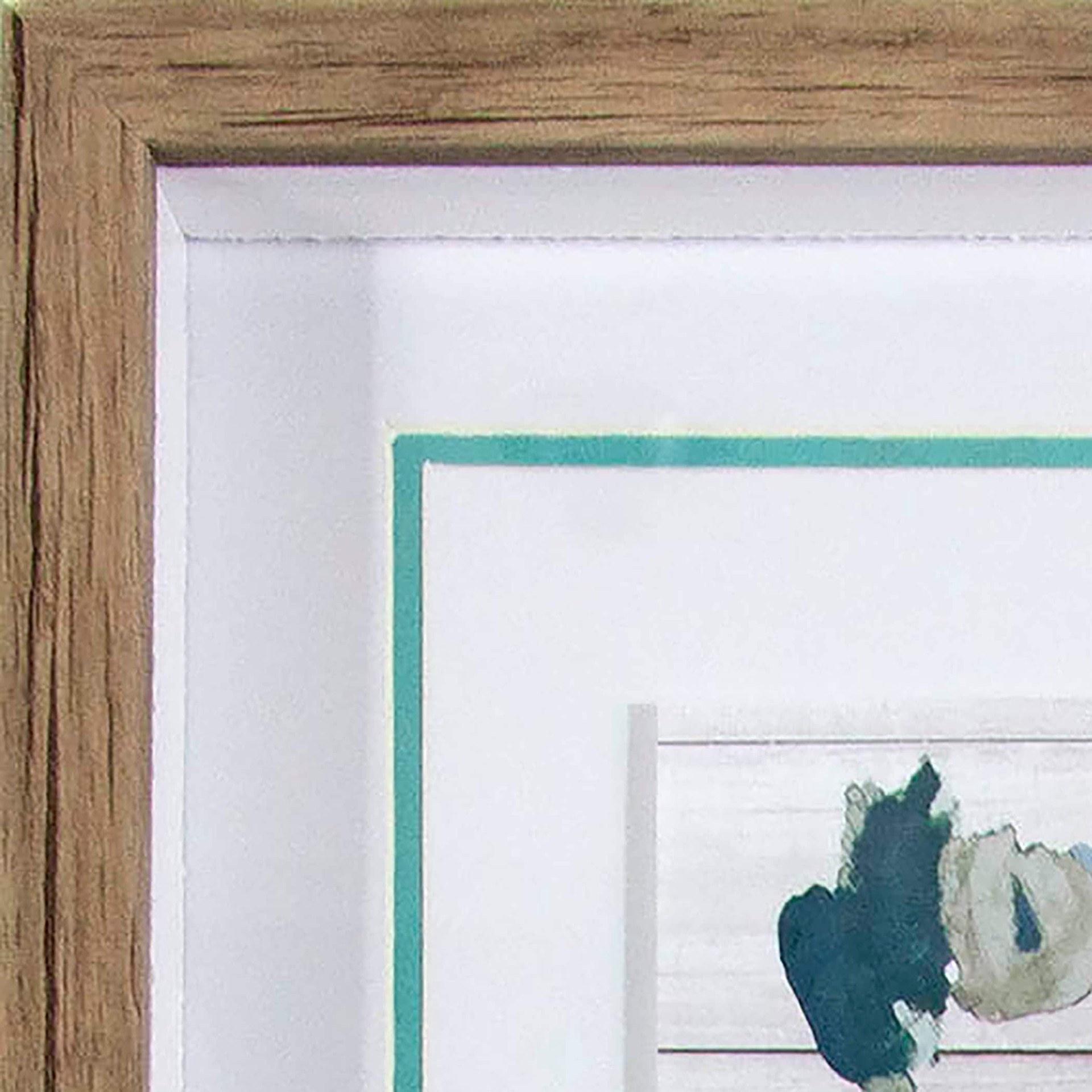 slide 2 of 4, allen + roth Framed 12-in H x 22-in W Coastal Print, 1 ct